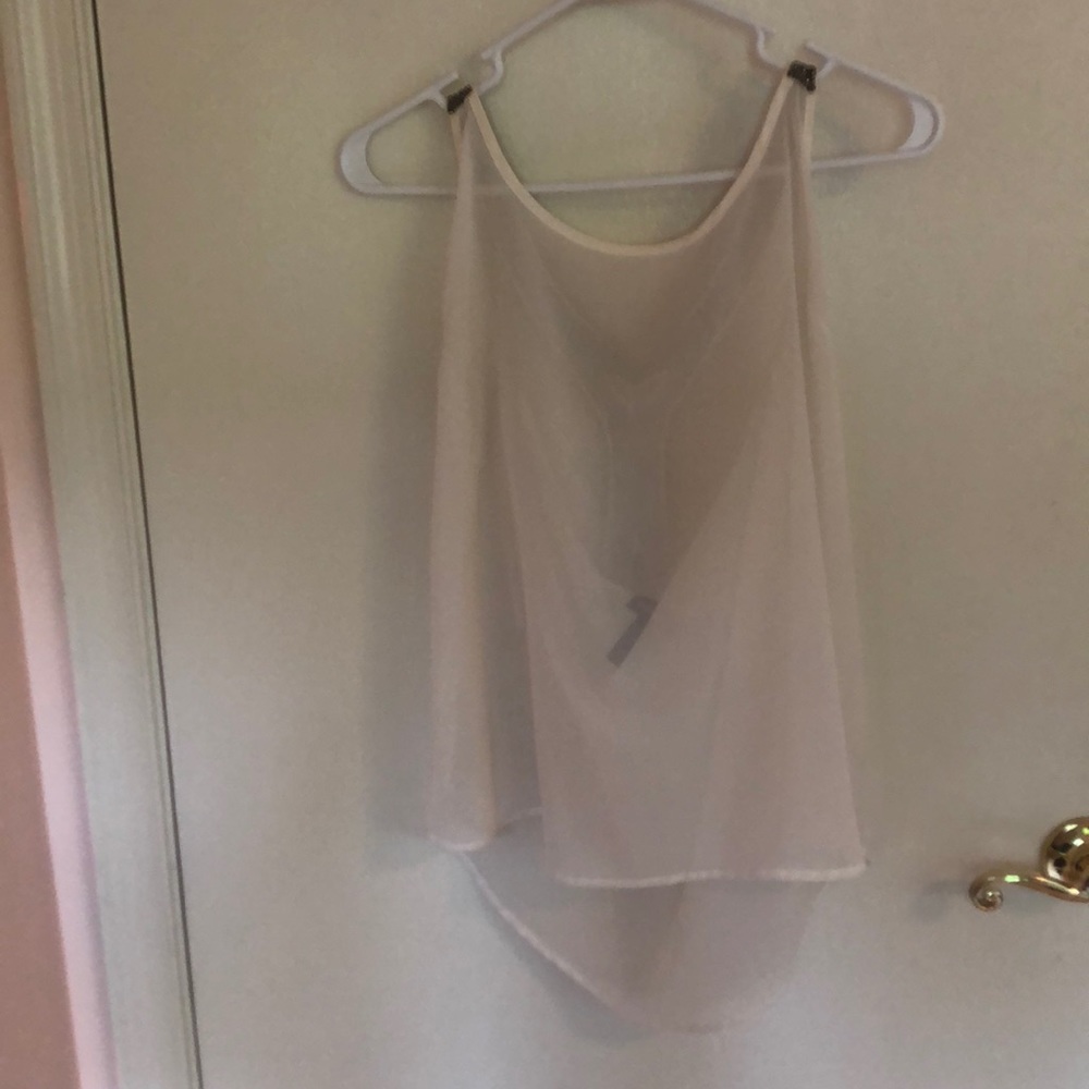 Wet Seal sheer chiffon dressy shirt
